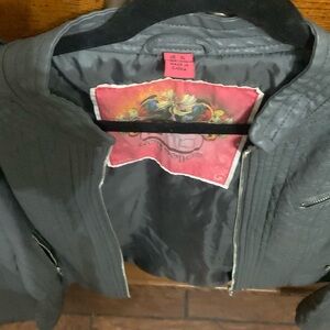 Vintage looking medium gray jacket